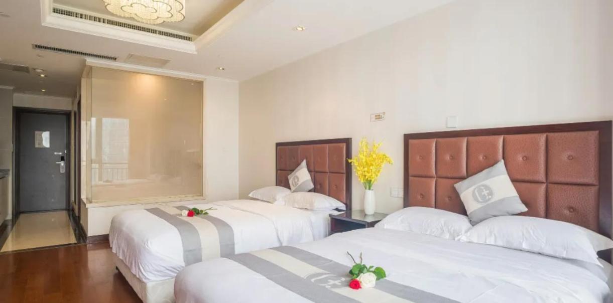 Qingdao Jinshan We+ Holiday Apartment Exterior foto