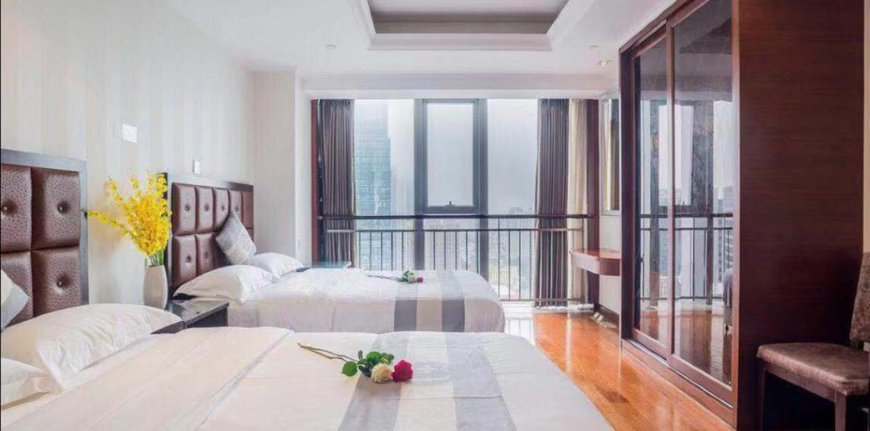Qingdao Jinshan We+ Holiday Apartment Exterior foto