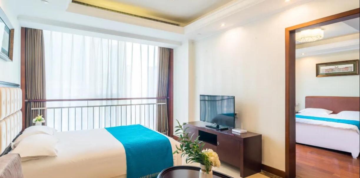 Qingdao Jinshan We+ Holiday Apartment Exterior foto